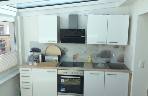 Warnemuende Appartement | « Voile solaire » Inside out: central comme il se - avec jardin d'hiver