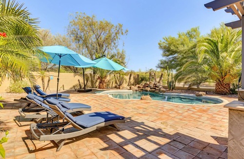 Estrella Mountain Ranch Maison | Sonoran Getaway in Goodyear: Amazing Pool, Spacious Backyard, near Golf & Hiking