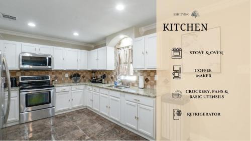 South Arlington Maison | Sophisticated 5BR 2,5BA Holiday Villa - Pool Sauna Hot Tub