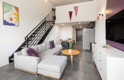 West Philadelphia Appartement | Sosuite | Studio Loft w W/D, Gym, Lounge
