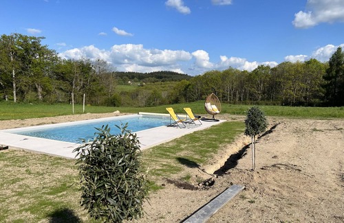 La Tagniere Maison | Bourgogne du Sud, piscine, 10 personnes Nature, calme, vue, culture