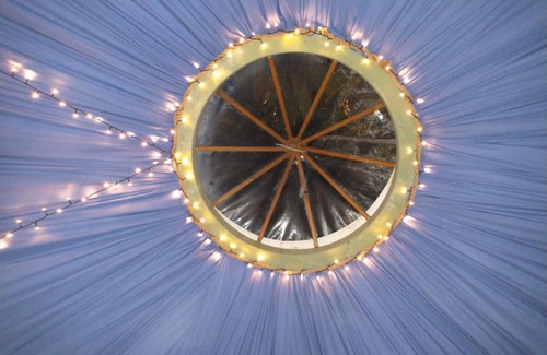 Magor Autre | South Wales Yurt-Cosy, log burner & private garden