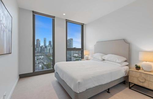 South Melbourne Appartement | Southbank 1-Bed Resort with Study, Pool and Gym