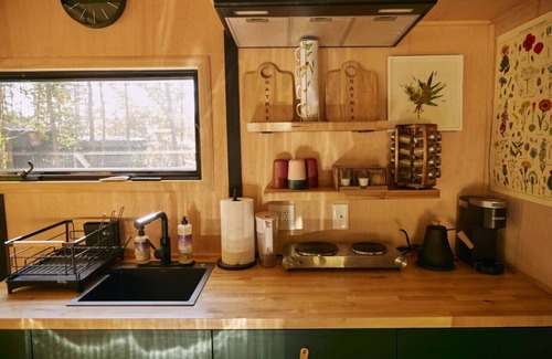 Cambridge Maison | Tiny house-Design-Douche-Vue sur Montagne-Oak House