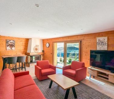 Morgins Appartement | Spacieux appartement Morgins cheminée, terrasse et jardin