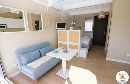 Saint-Cyprien Plage Appartement | Spacieux Studio 3pers vue marina a St Cyprien
