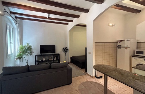 El Raval Maison | Spacious 1850 Raval 46m Loft. Ideal for Couples and Digital Nomads. Pet-Friendly