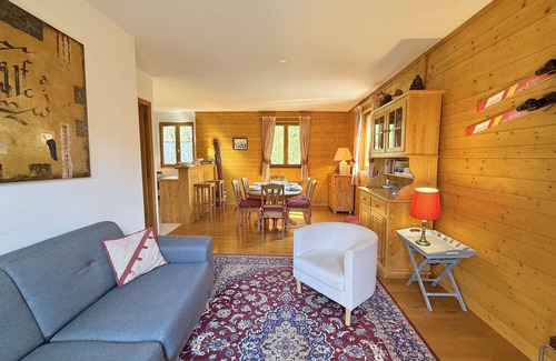 Praz-sur-Arly Appartement | Appartement lumineux avec balcon & parking, à 700m des pistes – 6 pers.