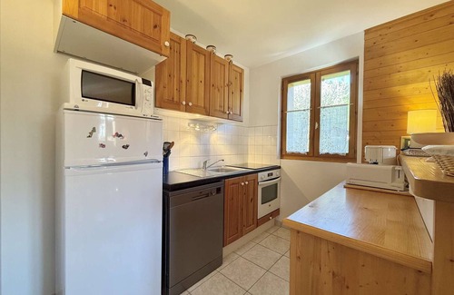 Praz-sur-Arly Appartement | Appartement lumineux avec balcon & parking, à 700m des pistes – 6 pers.