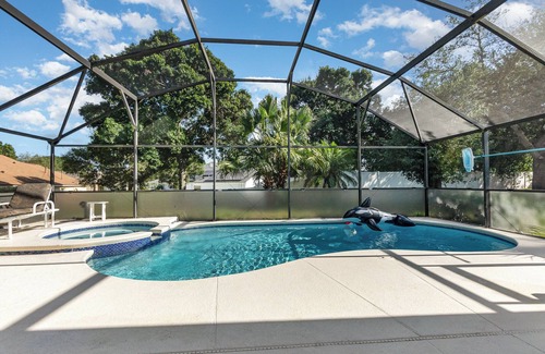 Orange Tree Maison | Spacious 5BR Villa w/South-Facing Pool, Spa & Game Room Near Disney