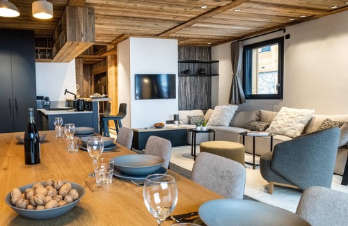 Le Chinaillon Appartement | Appartement spacieux avec vue et sauna