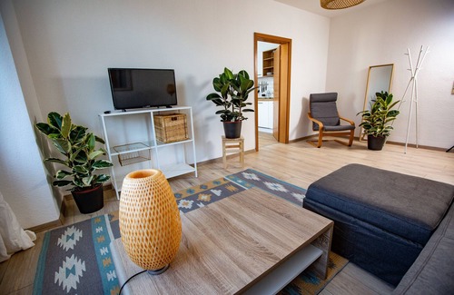 Andreasvorstadt Appartement | Spacious and modern holiday apartment "City pearl by the rippling water"
