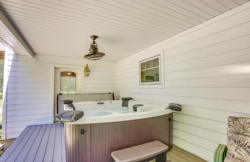 Shook Maison | Spacious and Secluded Shook Home with Private Hot Tub!