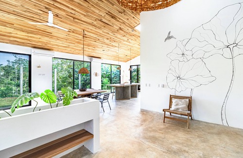 Bijagua Maison | Spacieuse villas 8 pers. moderne, jacuzzi, Rio Celeste, exclusif, 40+ oiseaux