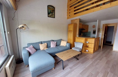 Les Deux Alpes Appartement | Appartement duplex spacieux 8 pers. au pied des pistes, centre station