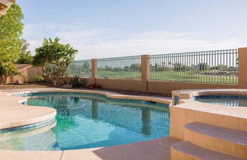 Palm Valley Maison | Spacious golf course house with pool heater, spa