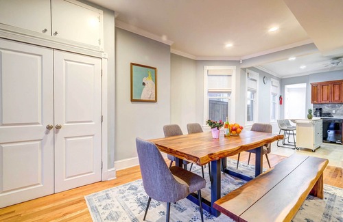 Northeast Maison | Spacious Historic Home in Vibrant H Street Corridor, Patio + Grill!