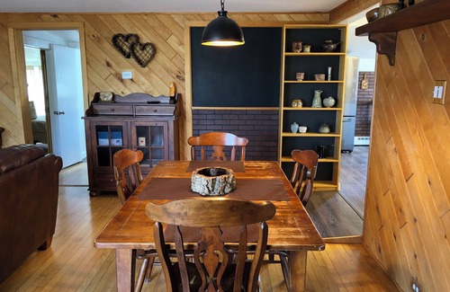 Calumet Maison | Spacious home with charming lodge feel – In town, one block from trails!