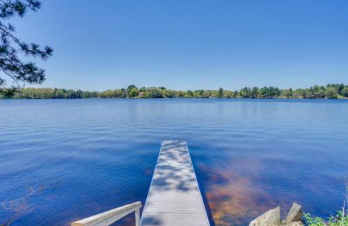 Chetek Maison | Spacious Lakefront New Auburn Home with Sunroom
