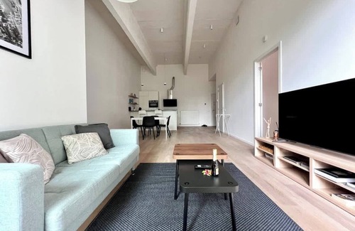 Anderlecht Appartement | Spacious Loft Up to 4 Guests Comfort & Style in Brussel