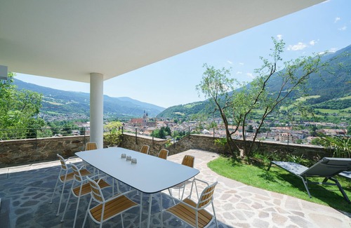 Bressanone Villa | Spacious mid-century style villa with views over Bressanone and private hot tub