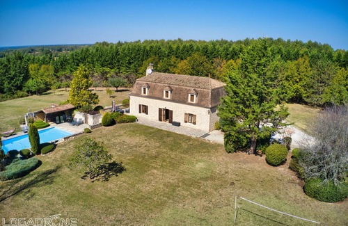 Capdrot Maison | Propriété spacieuse, dans parc arboré- sans vis à vis Monpazier- Piscine privée