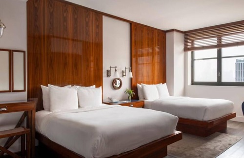 Hudson Square Hôtel | Spacious Room in Chic SoHo Hotel w/ Rooftop Bar & Stunning Hudson River Views