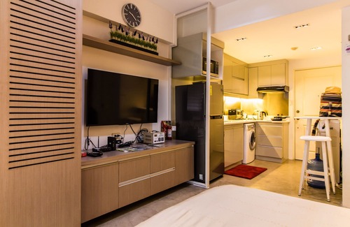 San Lorenzo Copropriété | Studio spacieux avec vue incroyable Balcon à Greenbelt Makati