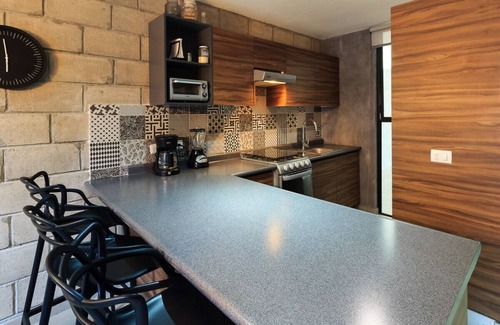 Downtown Guadalajara Appartement | Spacious Stylish Loft w/Gym & Coworking | 1 BD | Tribu Colón