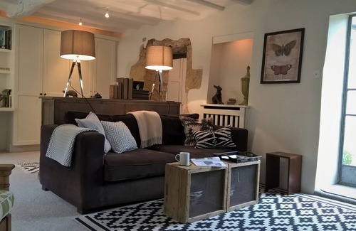 Blockley Cottage | Spectaculaire 3 chambre double chalet Cotswold en pierre avec le feu Inglenook originale