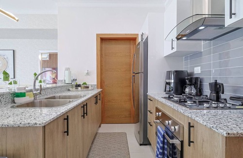 Lope De Vega Appartement | Spectacular, Centric 1BR Apt, King Bed, Pool Gym, Beautiful Social Area Near All