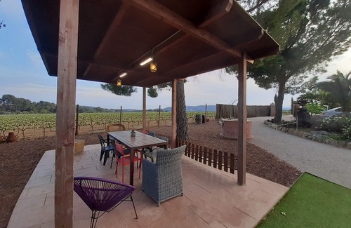 San Martin Sarroca Cottage | Ferme rurale spectaculaire parmi les vignobles