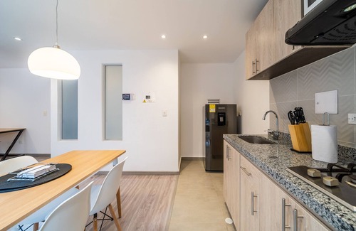 Financial District Appartement | Spectacular High-End Apartment in Chapinero Alto with Wifi