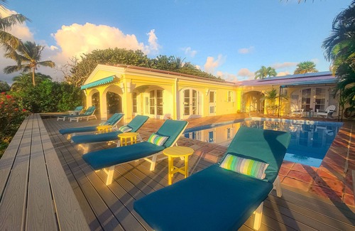 Estate Boetzberg Maison | Accueil spectaculaire au sommet d'une colline, vues de la mer des Caraïbes, du lagon d'Altona et de la côte nord !!
