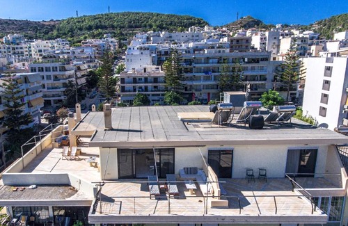 Rethymno Appartement | Spectacular Penthouse Apt at Rethymnon Beach