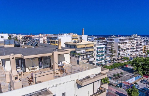 Rethymno Appartement | Spectacular Penthouse Apt at Rethymnon Beach