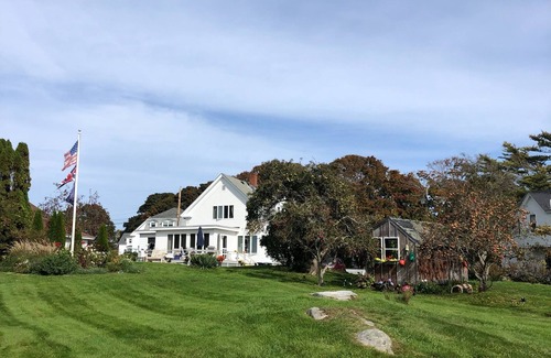 Biddeford Pool Maison | Vues spectaculaires au coucher du soleil sur la piscine de Biddeford