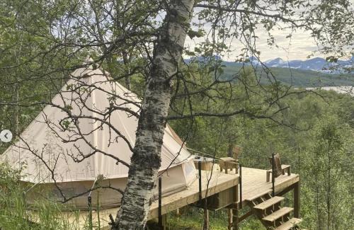 Ballangen Autre | Spectacular tent with unforgettable view