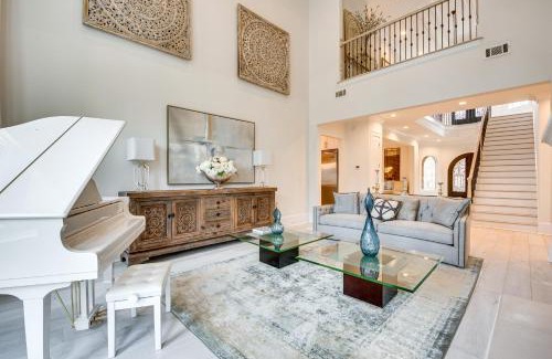 Suwanee Maison | Sprawling Suwanee Home Theater, Pool, Hot Tub!