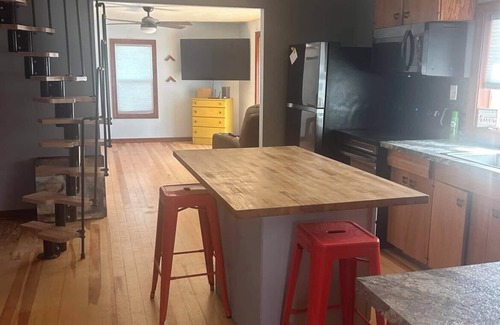 Pierre Maison | SPRING CREEK GETAWAY! 2 BEDROOM,1 BATH HOUSE BACKED UP TO OPEN SPACE!!!