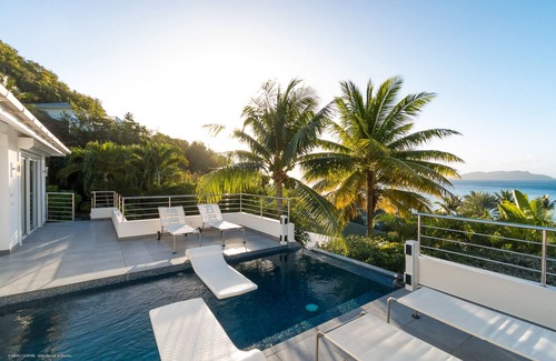 Pointe Milou Villa | VILLA DE LUXE ST BART SKRUTTEN, AVEC VUE SUR L'OCÉAN ET MEUBLES CONTEMPORAINS