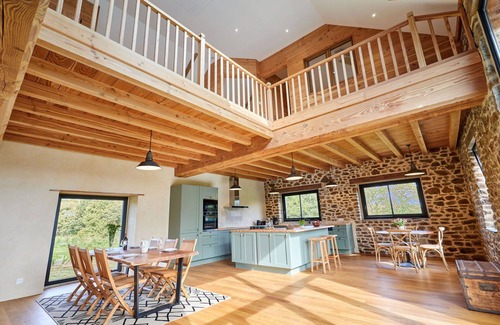 Saint-Aubin-de-Terregatte Maison | Magnifique maison de vacances privée pour 6 personnes avec WIFI, TV, terrasse et animaux admis