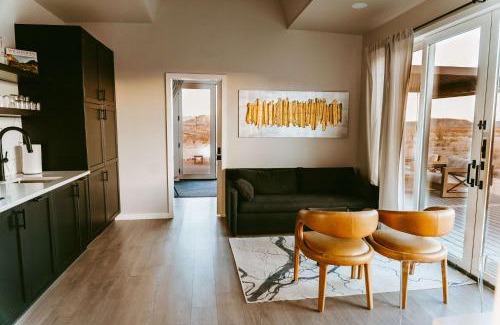 Study Butte-Terlingua Maison | Stardust Big Bend Luxury A-Frame #6 with a great view