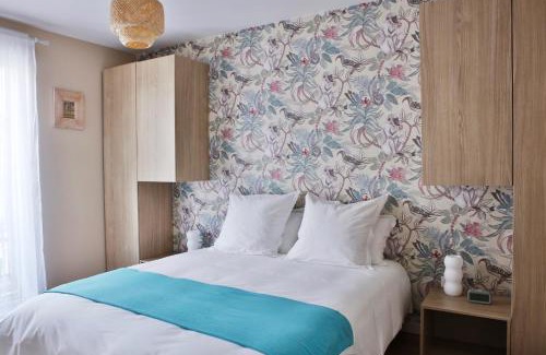 Saint-Ouen Appartement | "STARRY in SO" 47m2, parking gratuit, rue calme et arborée, METRO 10 min, Stade de France 24min à pied