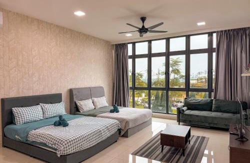 Masai Appartement | Starry x Studio with 2 QUEEN BED Free Netflix