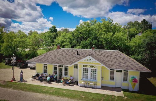 Wolverine Maison | Stay at this train depot built in 1906 renovated with modern amenities.