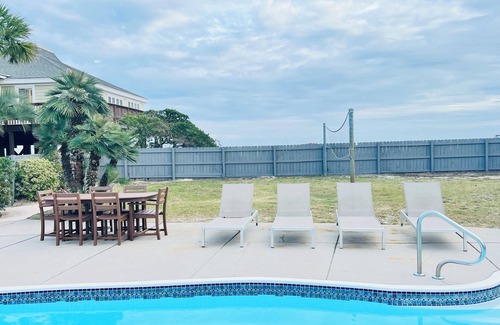 Sullivan's Island Maison | Location de vacances en bord de mer avec piscine privée