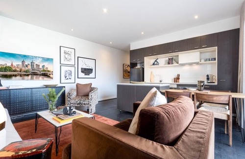 Collingwood Appartement | StayCentral - The Marque @ Collingwood - Stanley Street, Collingwood - 2 bedrooms, 2 Beds, 1 Bathroom and 2 Secure Car Park