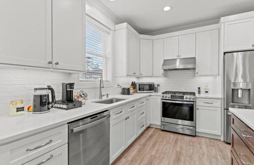 Seaside Heights Maison | Steps From Beach & Boardwalk, Ocean Views with 5 Decks, 3 Cars