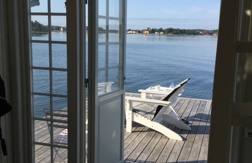 Vaxholm Maison | Stockholm. Eau de mer fantastique avec sauna et jacuzzi pour 11-12 personnes